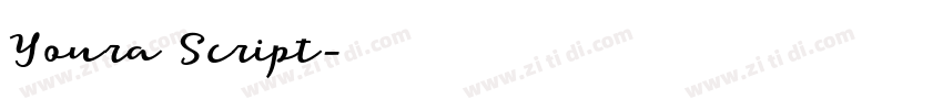 Youra Script字体转换